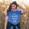 Small Town Girl Tee - Blue -
