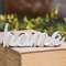 Home Distressed White Resin Sitter  13126;
