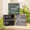 Picture of Live, Laugh, Poop Square Block, 3 Asstd. Live, Laugh, Poop Square Block, 3 Asstd. 36378;