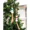 White Bead Snowman Ornament, 2 Asstd. 36406;