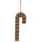 Antiqued Wooden Candy Cane
