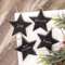 Black Star Christmas Words Ornament, 4 Asstd. 36776;