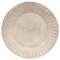 Antiqued White Woven Look Plate