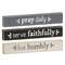 Serve Faithfully Mini Stick, 3 Asstd.