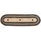 Braided Black Star Jute Runner;