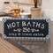 Hot Baths Sign - #65151