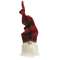 Small Red & Black Plaid Hat Gnome #CS38687
