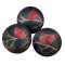 Hand Painted Decorative Balls -CARDINALS-3 asst #32334