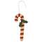 Candy Cane Ornament w/ Holly #33122