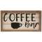 Coffee Bar Shiplap Look Framed Sign #36887v