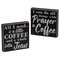 Coffee & Prayer Square Block, 2 Asstd.