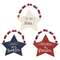 Beaded Patriotic Star Ornament, 3 Asstd.