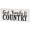 God, Family & Country Block