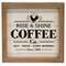Rise & Shine Coffee Co. Framed Sign
