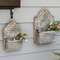 Rustic Bird Garden Wall Planters, 2/Set 60450;