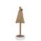 Green Ticking Stripe Tree on Base, 11"