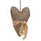 Primitive Stuffed Floral Heart Ornament