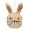 Grungy Stuffed Primitive Bunny Head Ornament