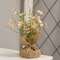 Pink Tabletop Wildflowers w/Burlap Base 18290;