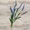 Icker Flower & Leaves Spray, Blue 18308;