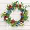 Americana Rose & Poppy Wreath 18360;