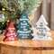 Christmas Carol Wooden Trees, 3/Set 36345