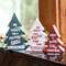 Holly Jolly Chunky Wooden Trees, 3/Set 36346;