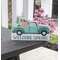 Welcome Spring Flower Truck Block 36824;