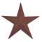 36" Burgundy Metal Star;