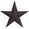 12" Black Metal Star;