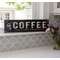 Coffee Black Distressed Metal Sign 65314