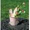 Pink Easter Bunny Metal Bucket 70136