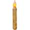 Burnt Ivory Taper Candle - 6" #84001
