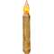 Burnt Ivory Taper Candle - 6"