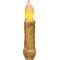 Burnt Ivory Taper Candle- 4"