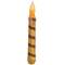 Burnt Ivory Candy Cane Timer Taper - 6"