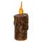 Twisted Flame Pillar - Burnt Mustard - 6" - # 84569