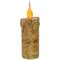 6.75" Twisted Flame Pillar - Burnt Ivory;
