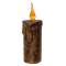 Twisted Flame Pillar - Burnt Mustard - 6.5" #84571