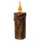 Twisted Flame Pillar - Burnt Mustard - 6.5" #84571