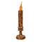Twisted Flame Candlestick - Burnt Mustard - 8"