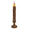 Twisted Flame Candlestick - Burnt Mustard - 10"