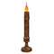 Twisted Flame Candlestick - Burnt Mustard - 10" #84575