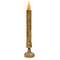 Twisted Flame Candlestick - Burnt Ivory - 11-1/2"