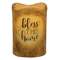 Bless This Home Pillar - Burnt Ivory