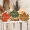 Thankful Grateful Blessed Leaf Wood Sitter, 3 Asstd. 91142;