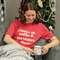 Runnin' On Coffee & Christmas Cheer, Heather Red L130;