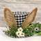 Gingham Bunny Fabric Top Hat w/Florals SYASP3009;