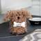 Woof Furry Tan Plush Dog ZOESP3006;