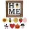 Home Magnetic Sign w/9 Magnets